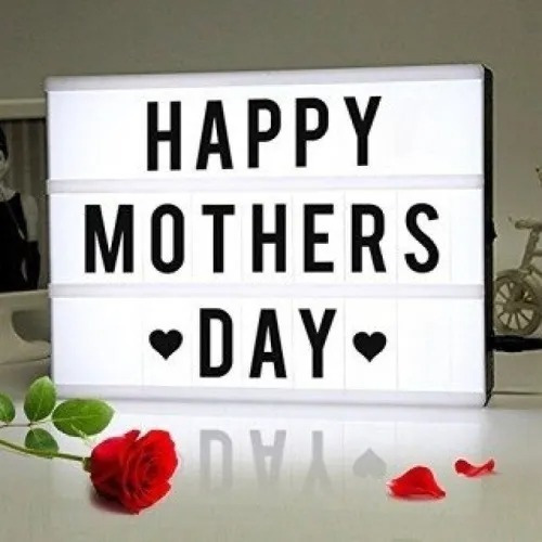 Cartel Led Pizarra Luminosa Light Box 30x22 Cine Deco Mfull Color Negro