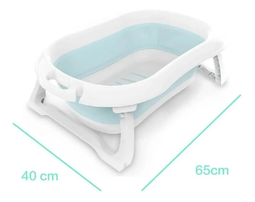 Imagen 8 de 8 de Bañera Plegable Bebe Avanti Tapón Estampada Con Red Reductor