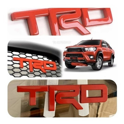 Emblema Trd Parrilla Toyota Yaris Tacoma Corolla Tundra