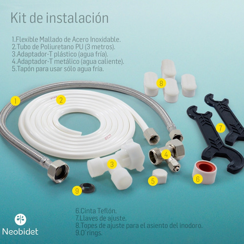 Imagen 7 de 10 de Bidet Para Inodoro Duchador Bidet Matic Neobidet Frío Calor!