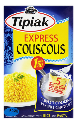 Semolina de Trigo Duro Tipiak Express Couscous Caixa 500g