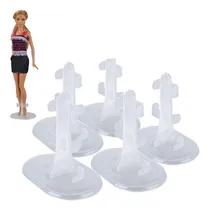 Comprar Kit 10 Suportes Boneca Barbie Susi Blythe Xuxa Transparente