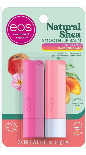 Balsamo Labial Eos 100% Natural Orgánico Humecta E Hidrata