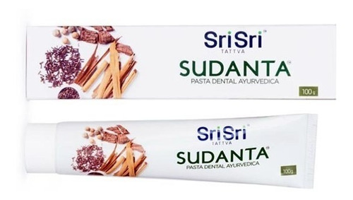 Sudanta Pasta Dental Libre De Fluor Sri Sri Ayurveda - 100g