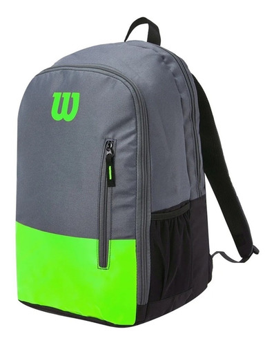 Mochila Raquetera Wilson Team Backpack Green - Gray