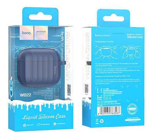 Funda Protectora De Auriculares De Silicona Hoco Para Airpod