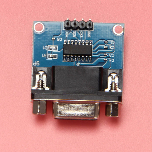 Módulo Conversor De Puerto Serie Rs232 A Ttl Max3232 Db9 Con