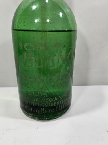 Antiguo Sifon Soda La Blanca Arias Hermanos Junin (Usado)