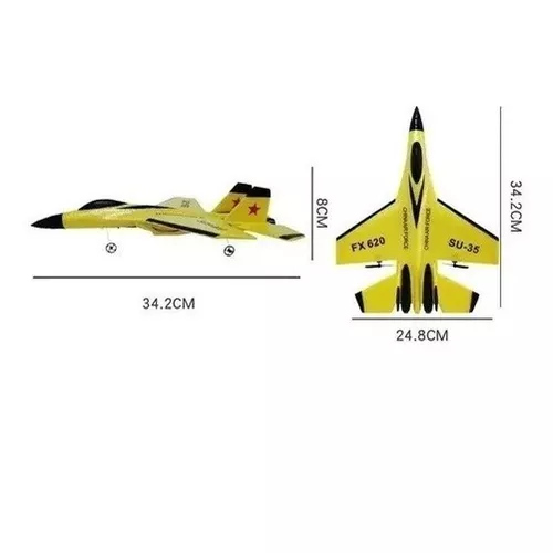 Avião de Controle Remoto, Modelo Caça SU-35