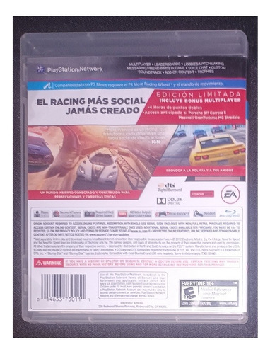 Juego Ps3 Need For Speed Most Wanted Físico (Usado)