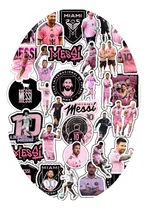 Comprar Stickers Vinilo Calcos X20 Messi Inter Miami Cumple Termo