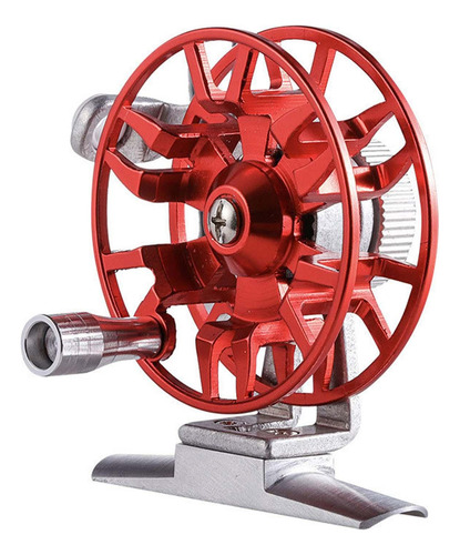 Carrete De Pesca Con Mosca, Diseño Innovador, Rojo
