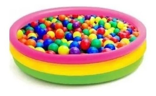 Piscina Con 100 Pelotas Mas Intex 114cm Inflable