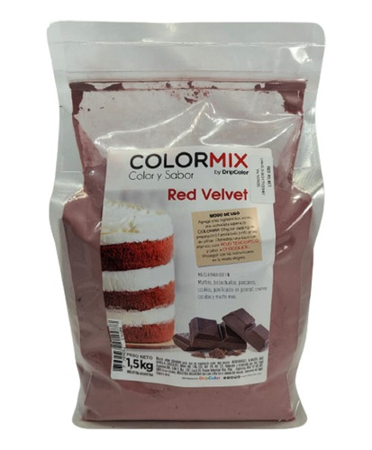 Colorante Polvo Colormix Gourmet Masa-crema Red Vervet 1,5kg