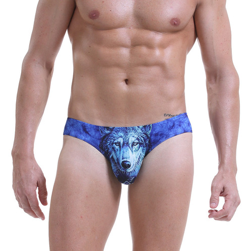 Calzoncillos Con Estampado Suave Y Transpirable Para Hombre