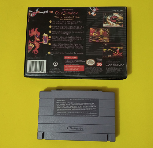 Maui Mallard In Cold Shadow (original Relabel - Snes) (Usado)