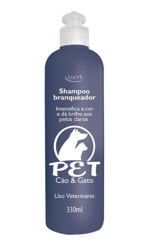 Shampoo Pet Branqueador Dá Brilho E Intensifica Cor