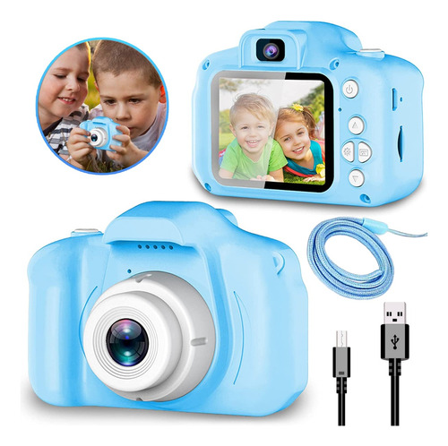 Camara Digital Niños Uso Rudo Hd 1080p Fotos Video Infantil