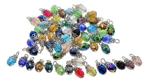 50 Pcs Accesorios De Bricolaje Para Collares Cristal De
