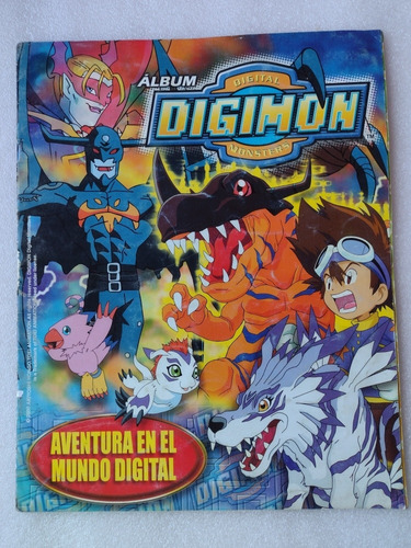 Álbum De Figuritas Digimon Del Año 2000 Con 81 Figuritas 