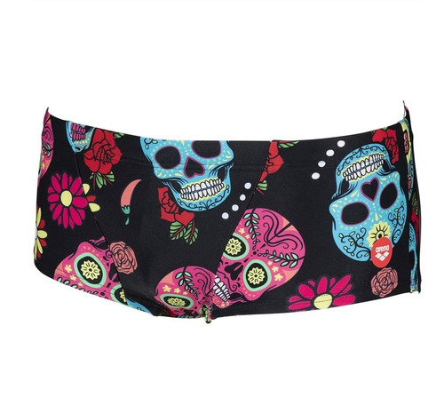 Malla Natación Arena Skulls Short Boxer Corto Sunga Hombre 