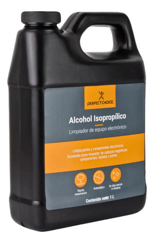 Alcohol Isopropilico Perfect Choice 1 Lt Limpieza Equipo 