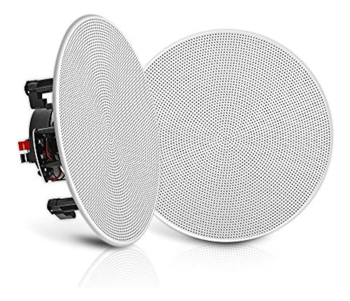 Sistema De Altavoces 2 Vias Conector Rapido Sonido Stereo White