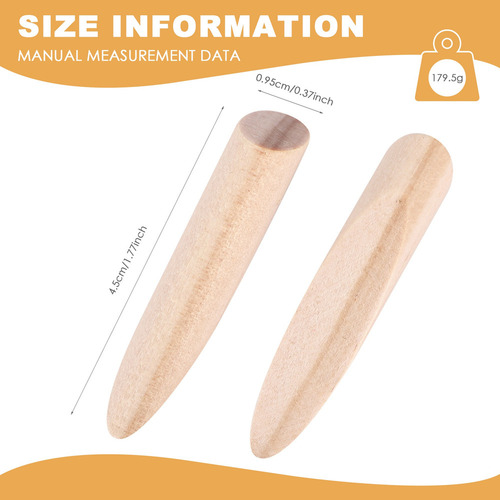200 Paquetes De Tapones Con Orificios De Bolsillo De Madera
