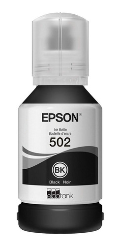 Epson T502 Ecotank Black Auto-stop Ink Bottle (et-2700, Et-2