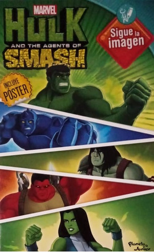 Hulk And The Agents Of Smash - Sigue La Imagen: Incluye Póster, De Varios Autores. 9584236579, Vol. 1. Editorial Editorial Grupo Planeta, Tapa Blanda, Edición 2013 En Español, 2013