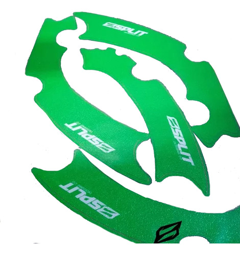 Protector Cubre Chasis Verde Kawasaki Kxf 450 12-15 - Powertech Motos