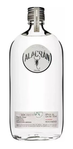 Tequila Alacran Cristal Añejo 750 Ml