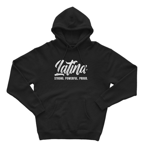 Sudadera Con Capucha Mujer Latina Frase Moda Casual Algodon