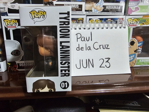 Tyrion Lannister Funko Pop (cicatriz Edición Rara) Got (Usado)