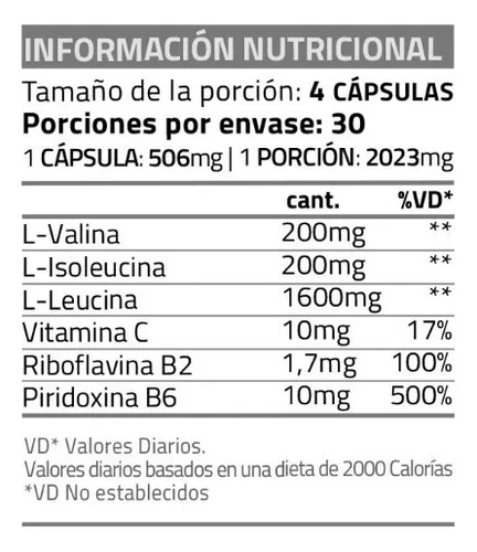 Bcaa 2000 - Star Nutrition Sabor Sin sabor