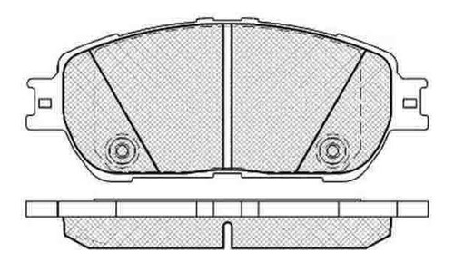 Pastilla De Freno Toyota Sienna Ii 3.3 24v 03/ Delantera