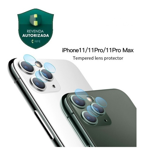 Imagem 1 de 4 de Película Câmera iPhone 11 Pro E Pro Max Hprime Lens Protect