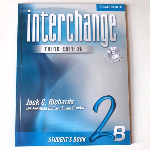 Interchange  2 B    Student´s Book + Cd  Nuevo