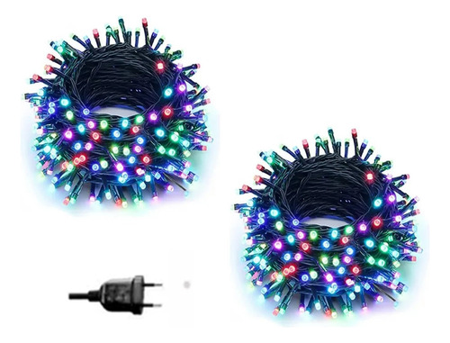 X2 Luz Arbol Navidad Luces 200 Led Cosas Decoracion Navidad