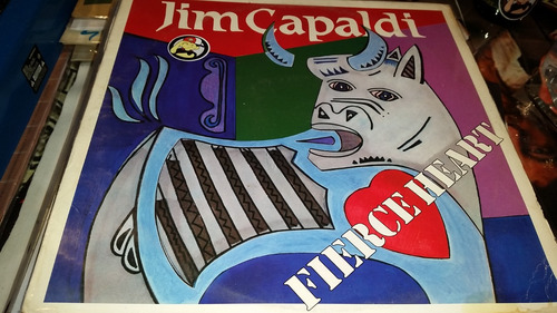 Jim Capaldi Fierce Heart Lp Vinilo Insert Germany Impecable 