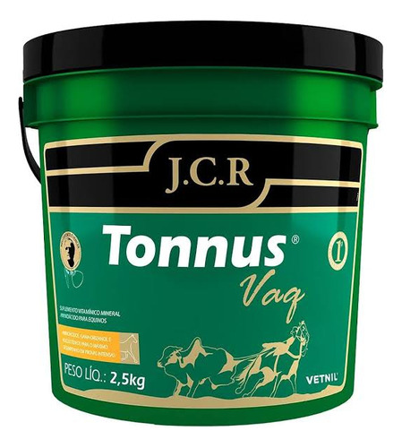 Tonnus Jcr Vaquejada 2,5kg - Suplemento Vetnil