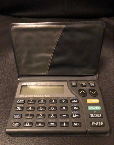 Calculadora Antigua Sharp Tel Y Schedule Modelo El-6073