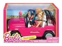 Comprar Barbie Jeep De Playa Con Muñecos Barbie Y Ken Beach 