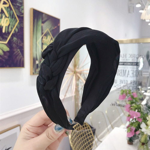 Xy Linda Diadema Con Nudo, A La Moda, Lisa Para Mujer