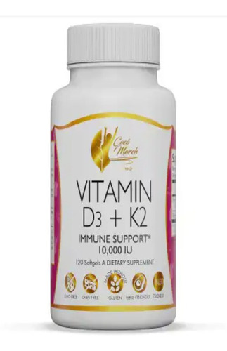Vitamina D3 + K2 Dr Coco March - Unidad a $1208