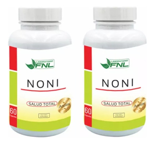 Noni Suplemento Natural Salud Antioxidante Pack X2