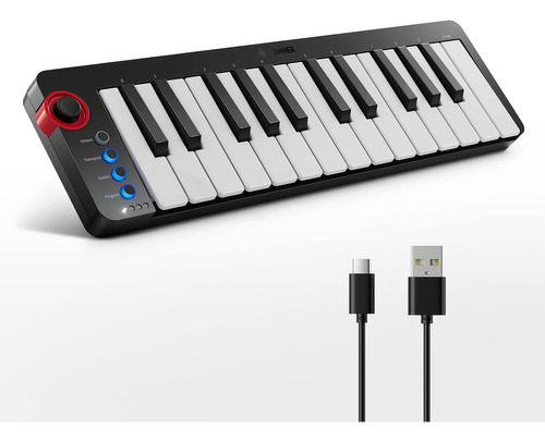 Teclado Midi Mini, N25 Teclado De 25 Teclas Midi Contro...