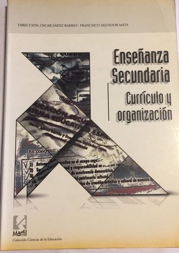 Libro Enseñanza Secundaria Curriculo Y Organizacion Marfil