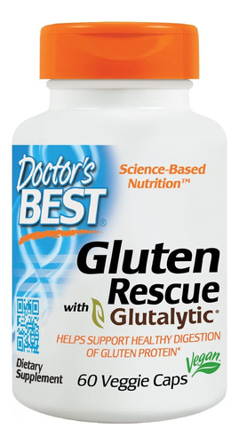 Doctor's Best Gluten Rescue Con Glutalytic, Non-gmo, Vegan