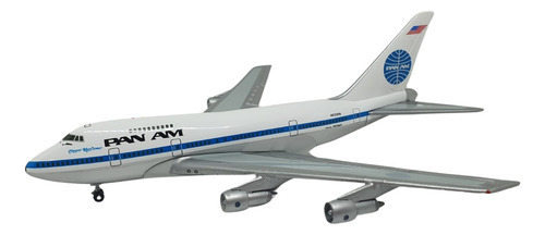 Avión A Escala De Metal 1/400 B747sp Panam